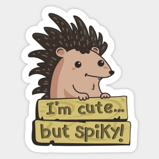 cute hedgehog Sticker